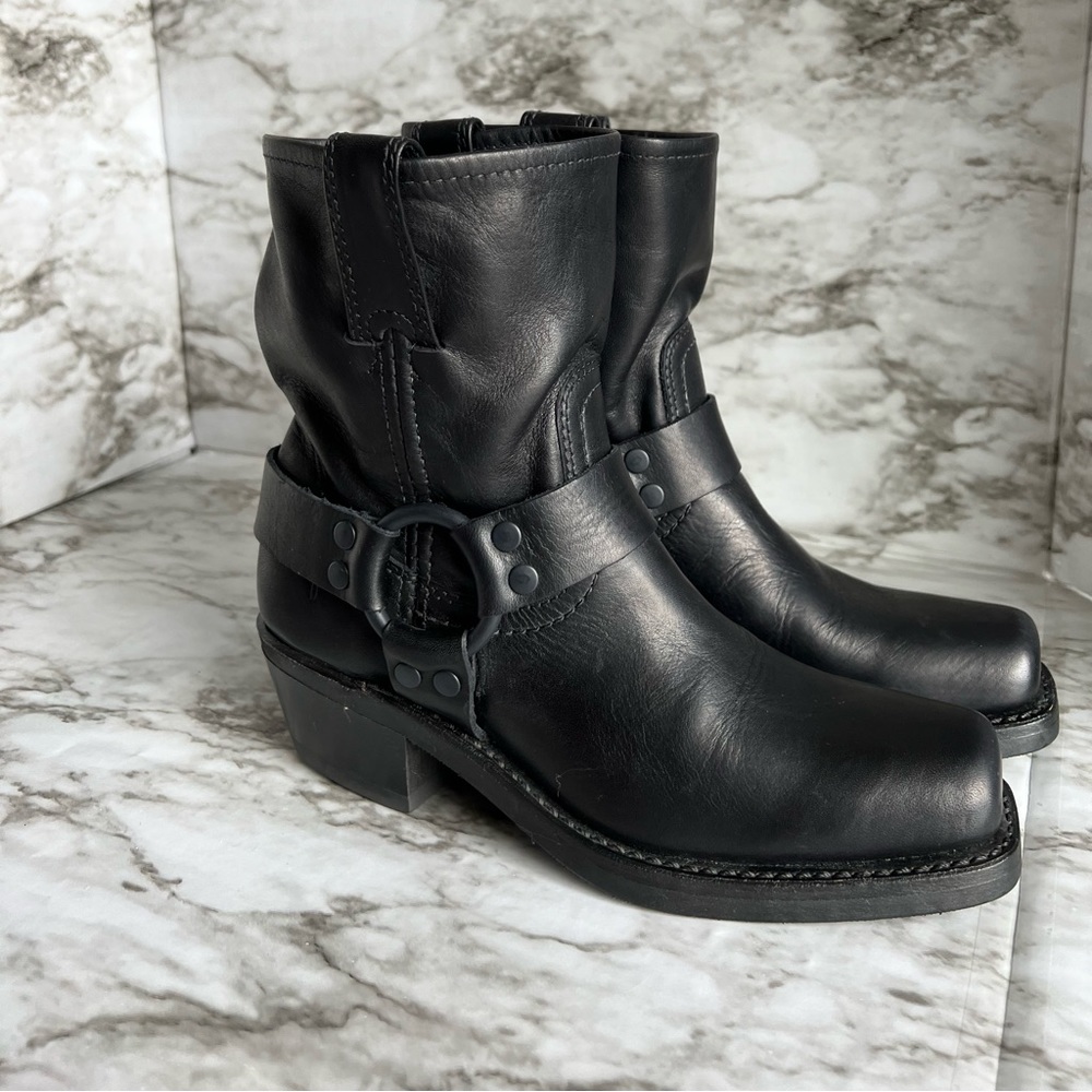 Frye black booties